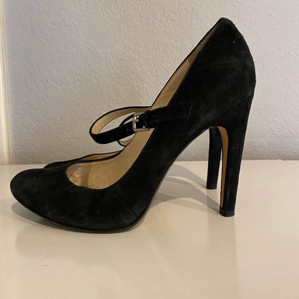 Black Suede Michael Kors heels